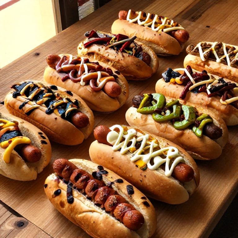 gourmet hot dog toppings