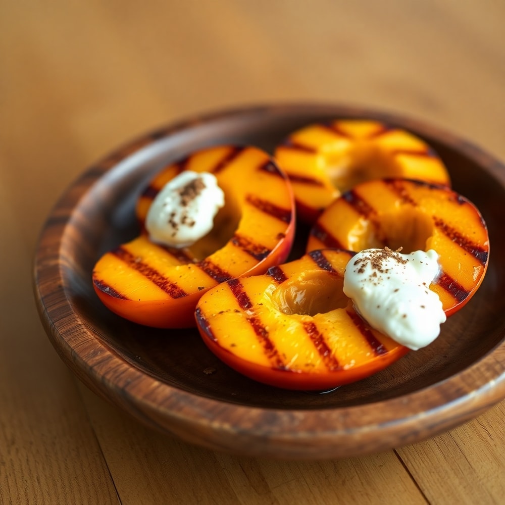 grilled peaches