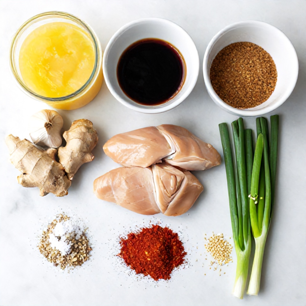 Hawaiian Huli Huli Chicken Kebabs ingredients