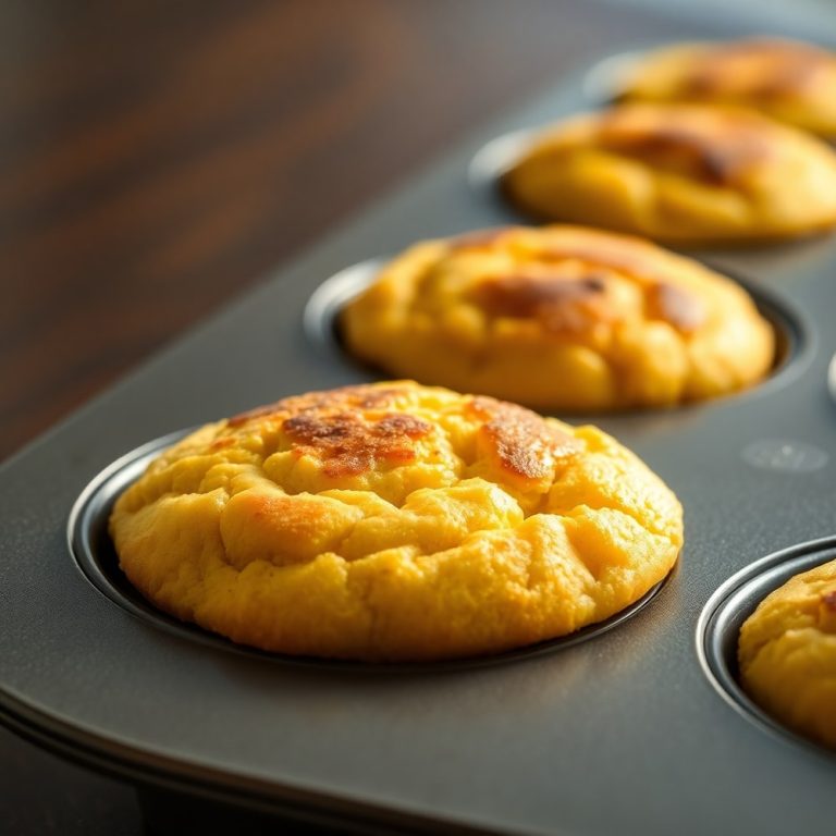 High Protein Pancake Muffins