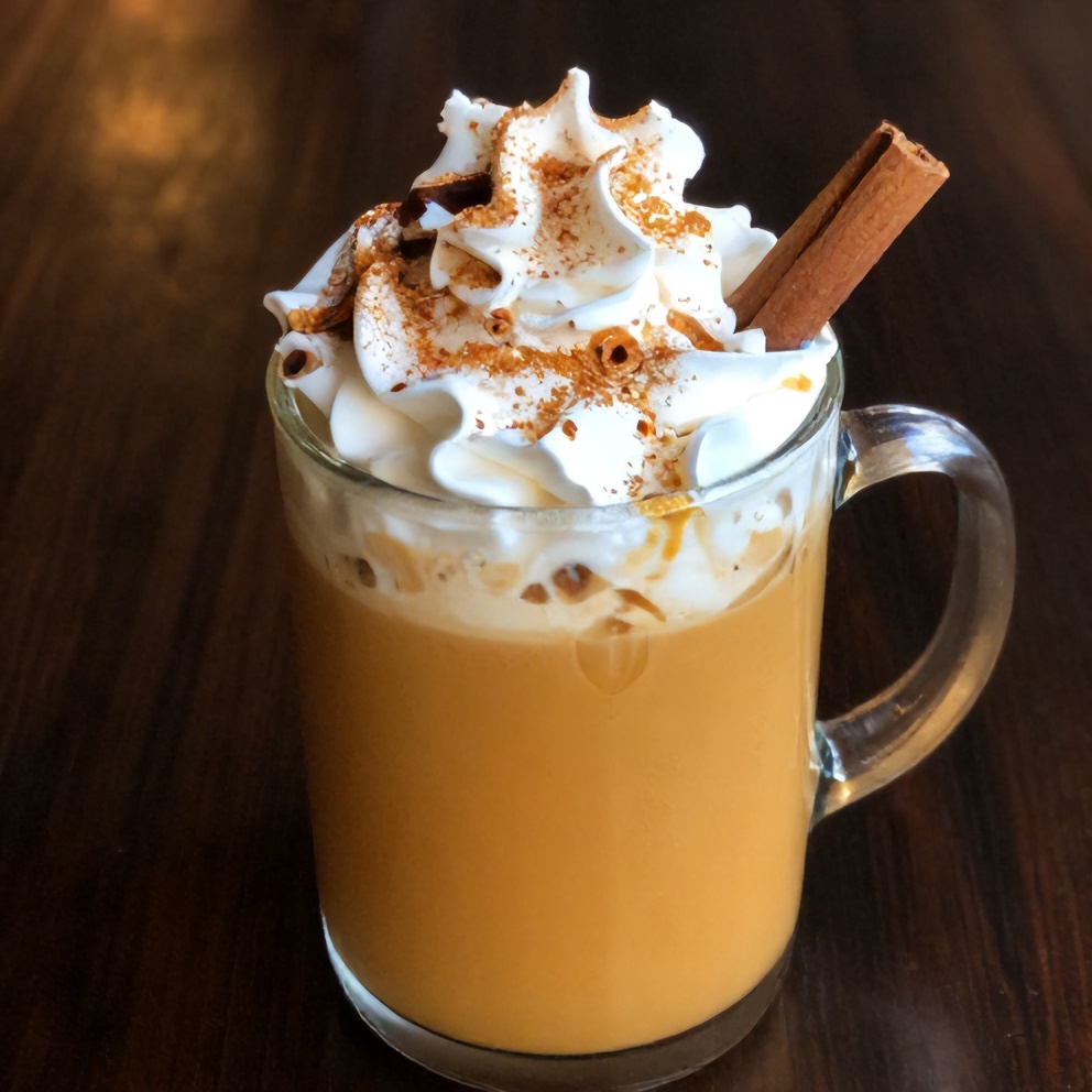 homemade pumpkin spice latte