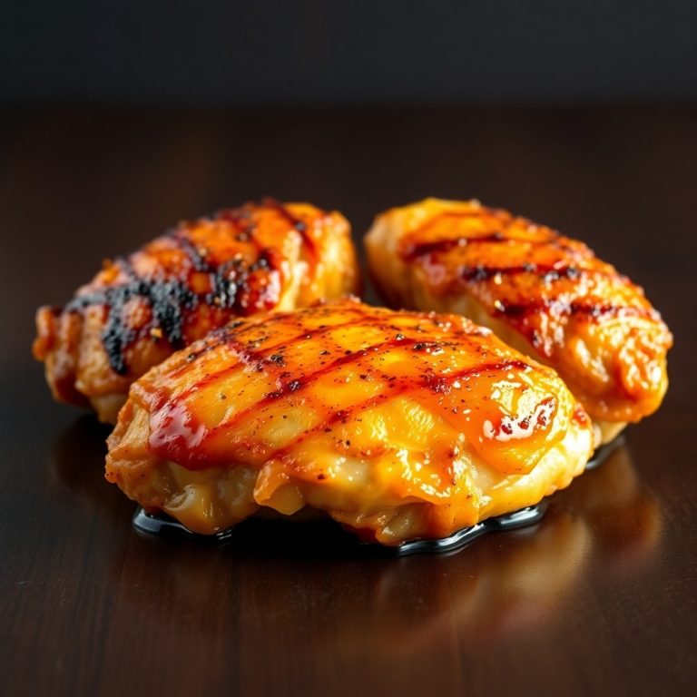 Honey Garlic Grilled Chicken Thighs