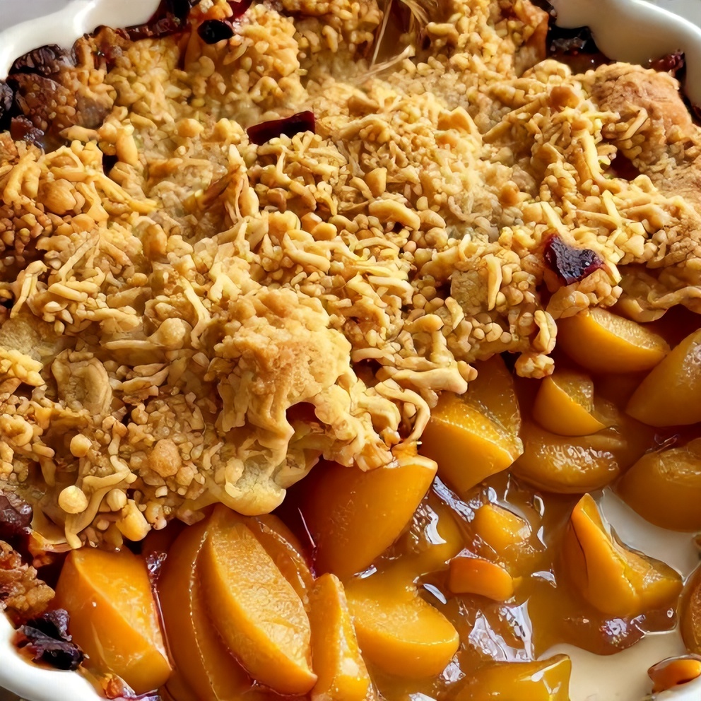 Hot Peach Cobbler