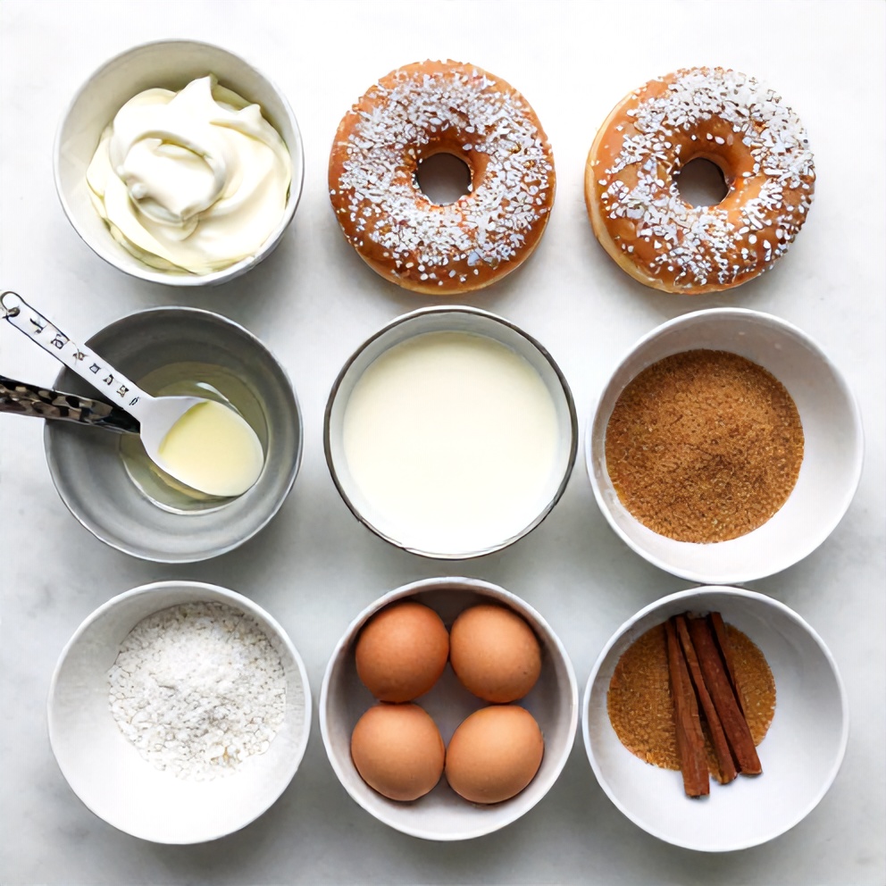 Krispy Kreme Bread Pudding Ingredients