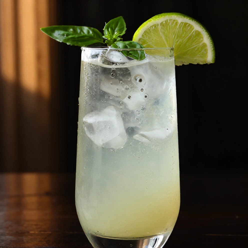 Lemongrass & Basil Lime Sparkling Soda