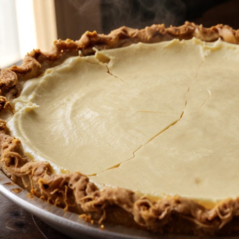No Bake Oatmeal Cheesecake Pie