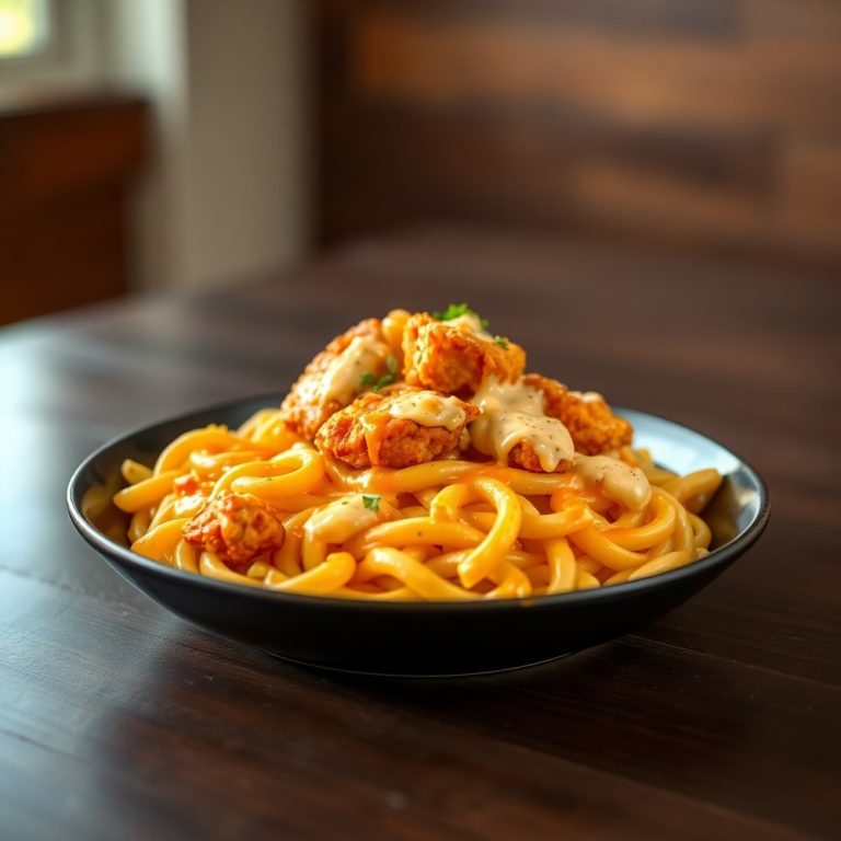 one-pot buffalo chicken pasta