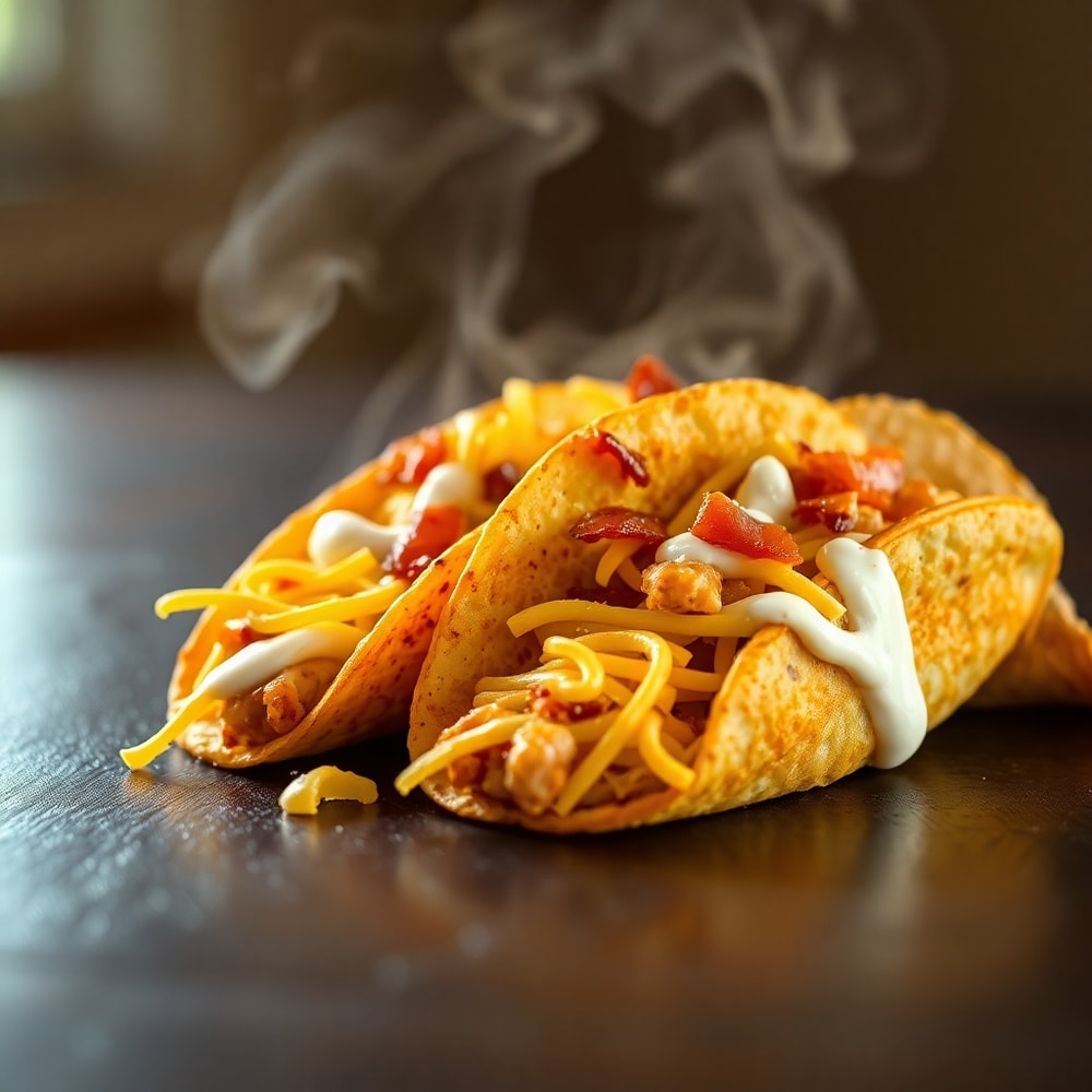 oven baked chicken bacon ranch tacos