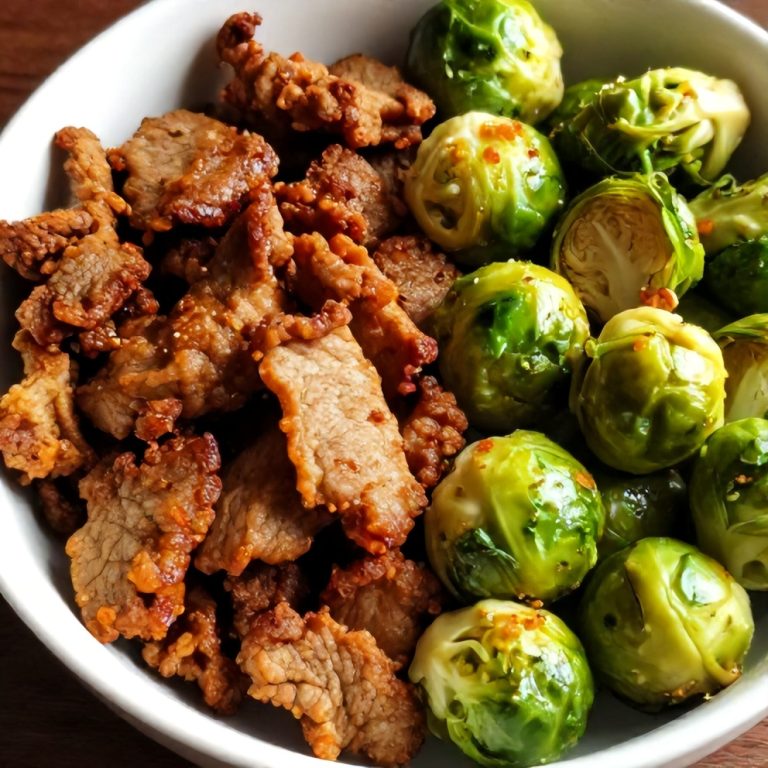 Quick Spicy Pork Brussels Sprouts Bowls