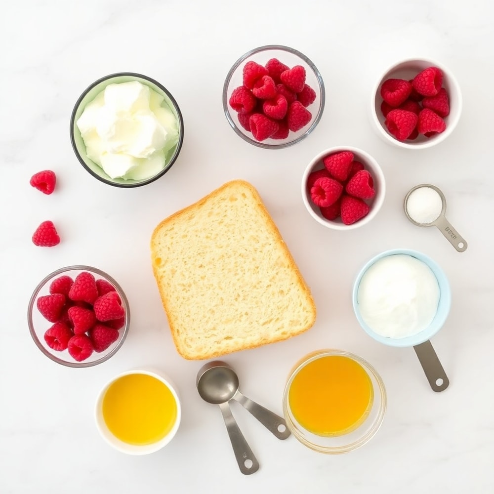 Raspberry Cheesecake French Toast Casserole Ingredients