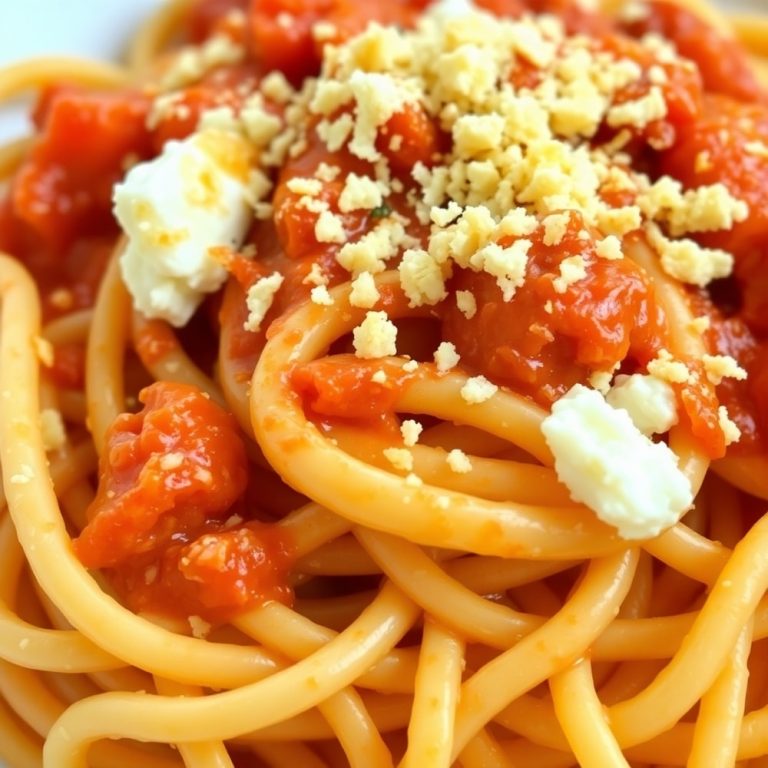 roasted tomato and garlic ricotta pasta