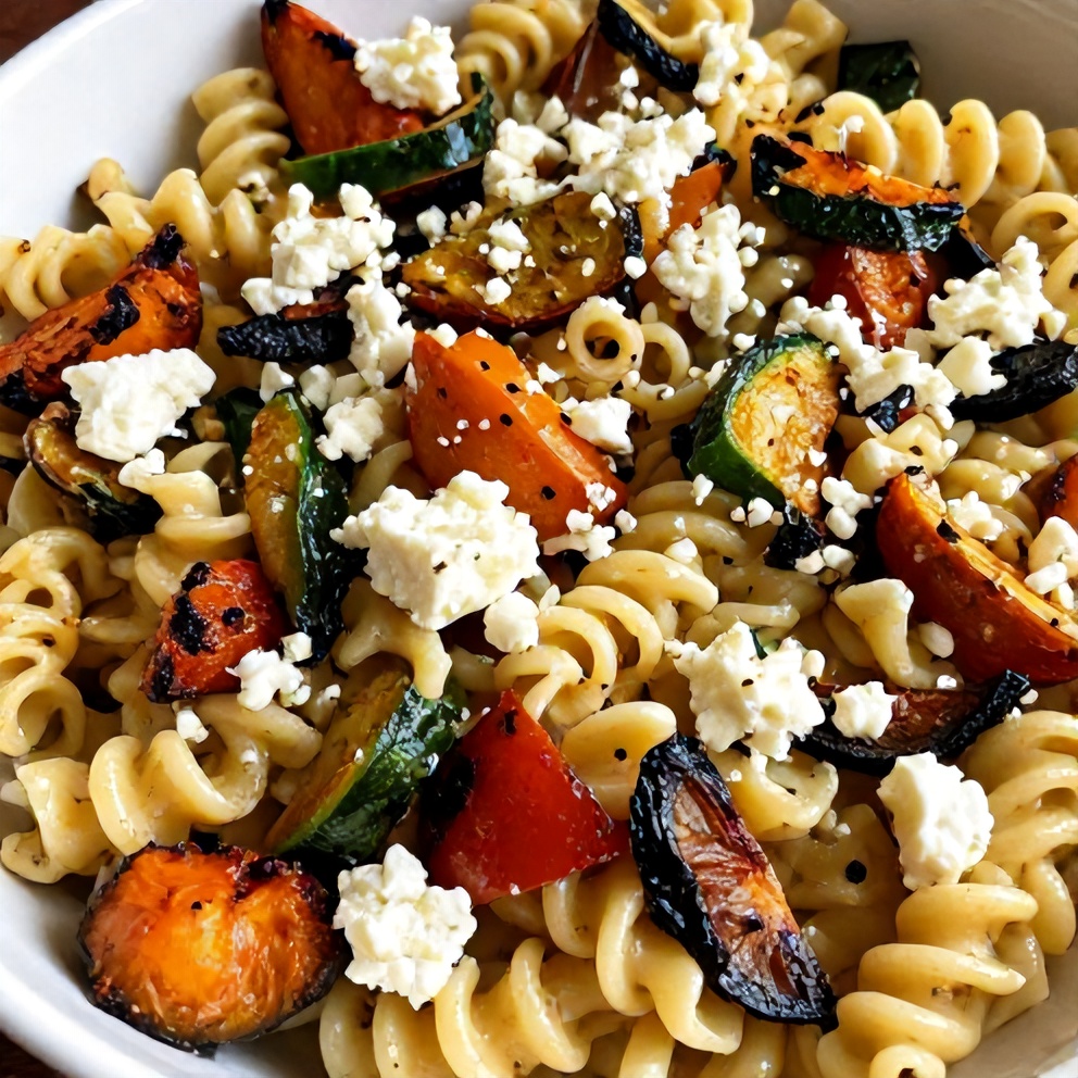 roasted veggie pasta