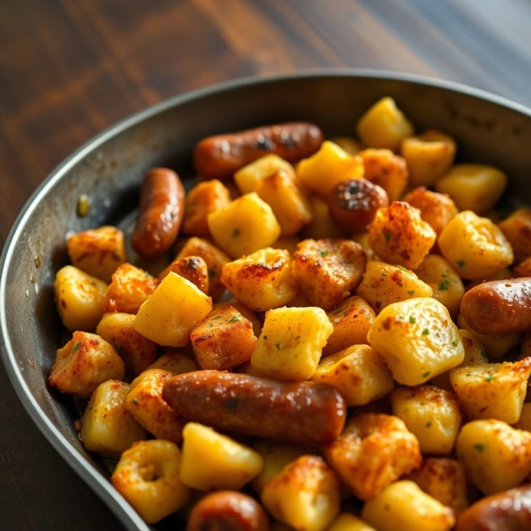 sheet pan gnocchi and sausage
