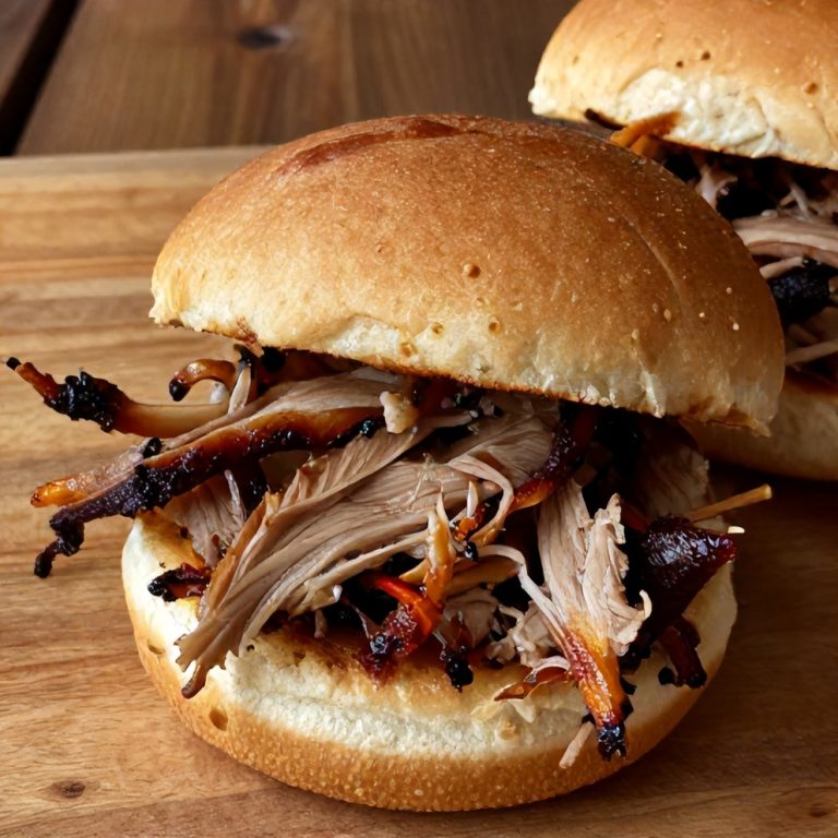 smoky pulled pork sliders