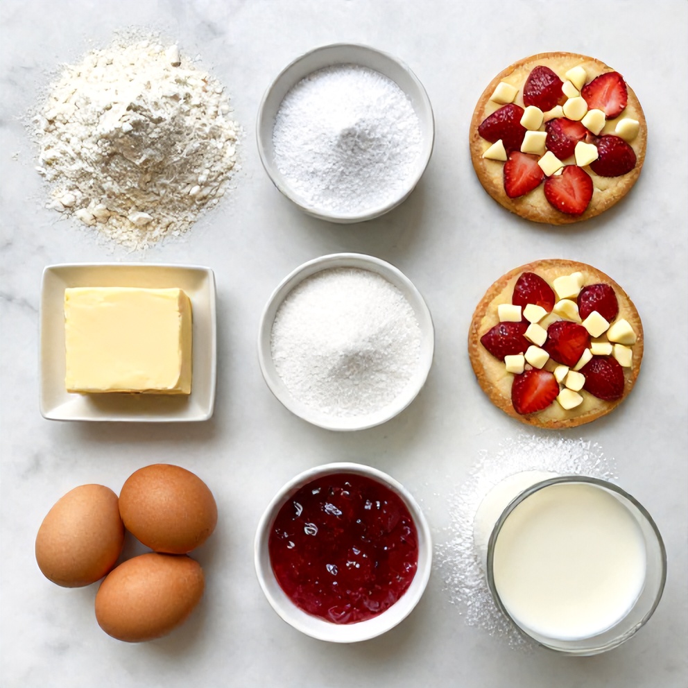 Strawberry Cheesecake Cookies Ingredients
