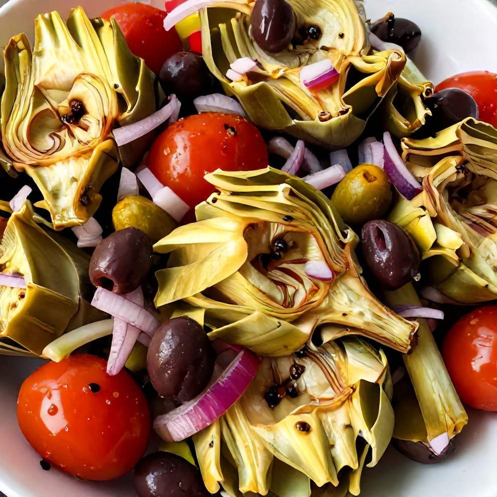 Tuscan Artichoke Tomato Salad